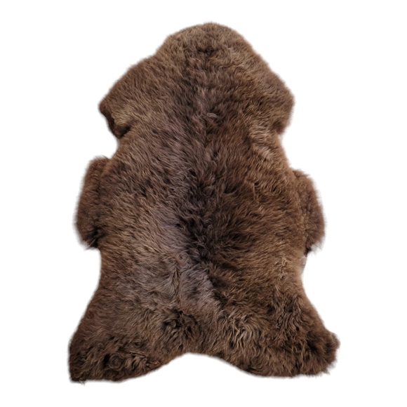 XL Brown Sheepskins 100%Genuine Sheepskin fur rug or chair throw - Picture 13 of 15